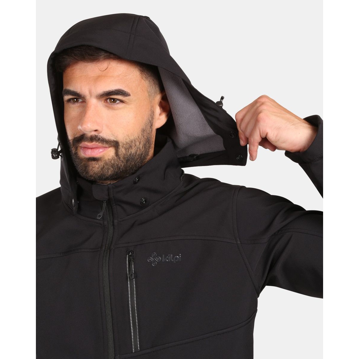 Мъжко Софтшел Яке Kilpi RAVIO-M Черно | Голям Размер KILPI - изглед 6 - Extreme-bg.com Мъжко Софтшел Яке Kilpi RAVIO-M Черно | Голям Размер KILPI - изглед 6