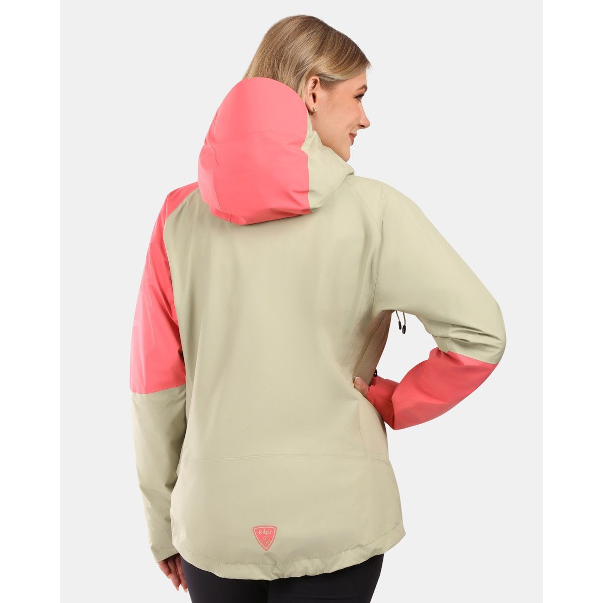 Women`s hardshell waterproof jacket Kilpi MAMBA-W YL KILPI - view 3 - Extreme-bg.com Women`s hardshell waterproof jacket Kilpi MAMBA-W YL KILPI - view 3