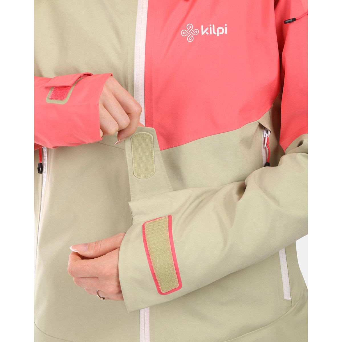Women`s hardshell waterproof jacket Kilpi MAMBA-W YL KILPI - view 6 - Extreme-bg.com Women`s hardshell waterproof jacket Kilpi MAMBA-W YL KILPI - view 6