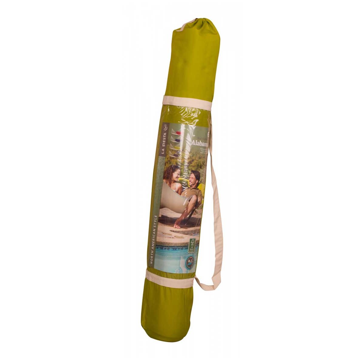 Double hammock with spreader bar and padded lying Alabama Avocado LA SIESTA - view 4 - Extreme-bg.com Double hammock with spreader bar and padded lying Alabama Avocado LA SIESTA - view 4
