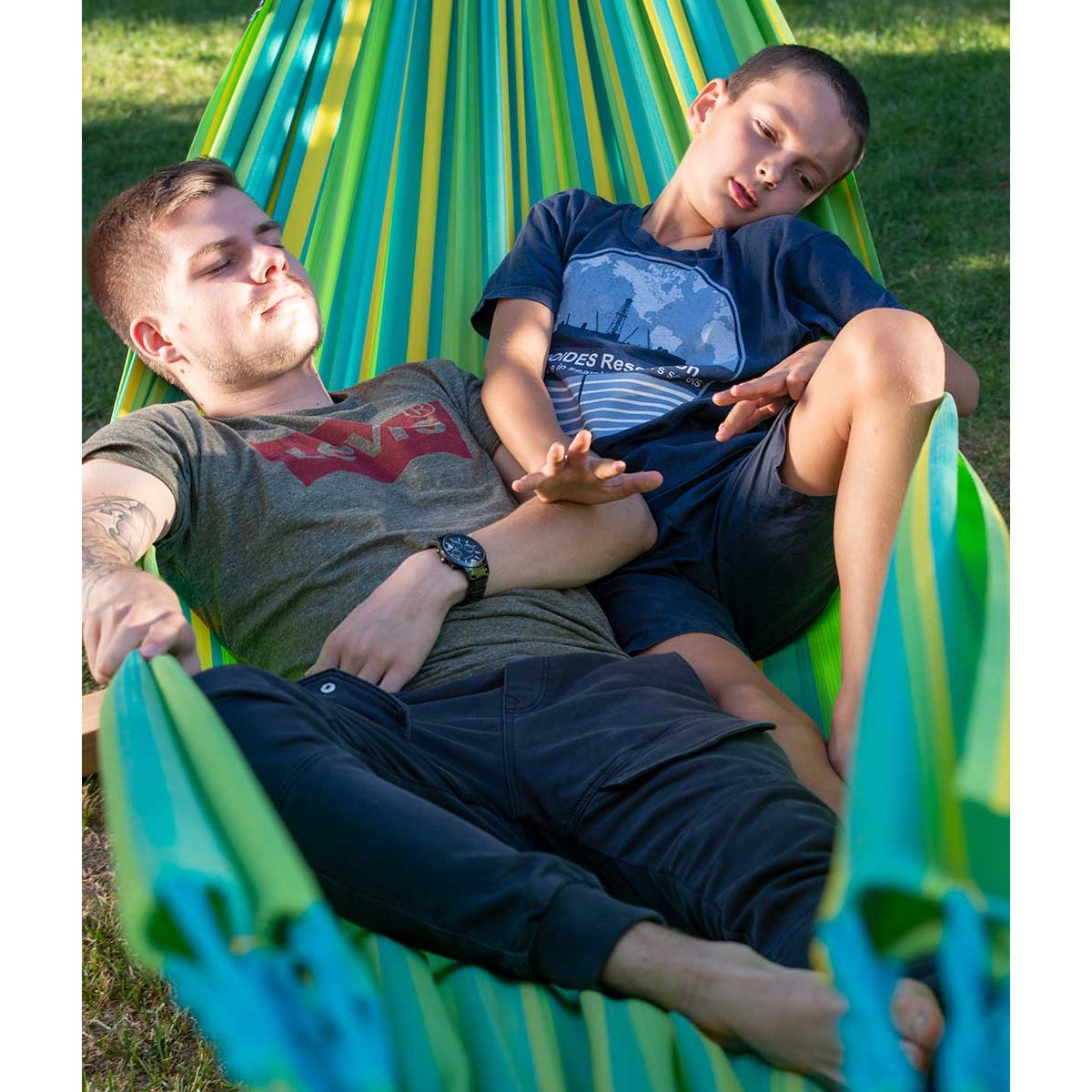Double Classic Hammock Brisa Lime LA SIESTA - view 4 - Extreme-bg.com Double Classic Hammock Brisa Lime LA SIESTA - view 4