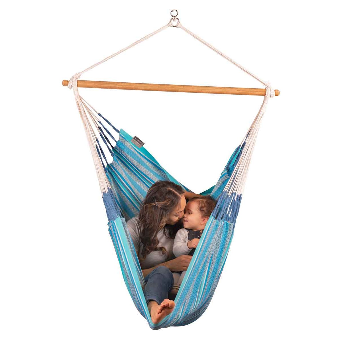 Double Hammock Chair Habana Azure LA SIESTA - view 3 - Extreme-bg.com Double Hammock Chair Habana Azure LA SIESTA - view 3