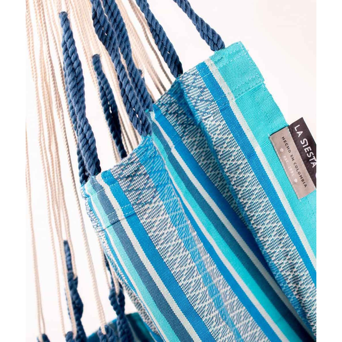 Double Hammock Chair Habana Azure LA SIESTA - view 6 - Extreme-bg.com Double Hammock Chair Habana Azure LA SIESTA - view 6