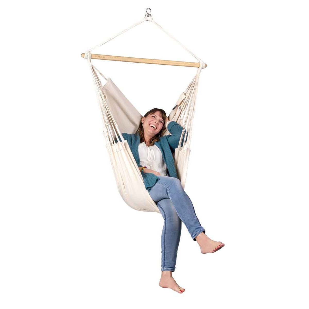 Single Hammock Chair Habana Latte LA SIESTA - view 3 - Extreme-bg.com Single Hammock Chair Habana Latte LA SIESTA - view 3