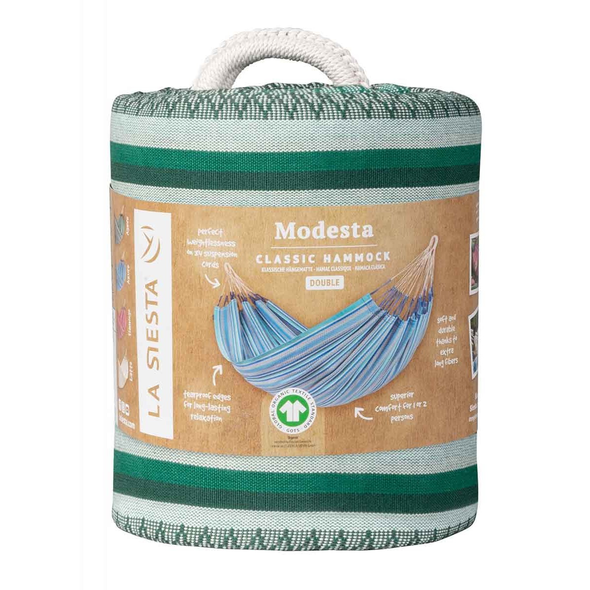 Double classic hammock Modesta Agave LA SIESTA - view 5 - Extreme-bg.com Double classic hammock Modesta Agave LA SIESTA - view 5