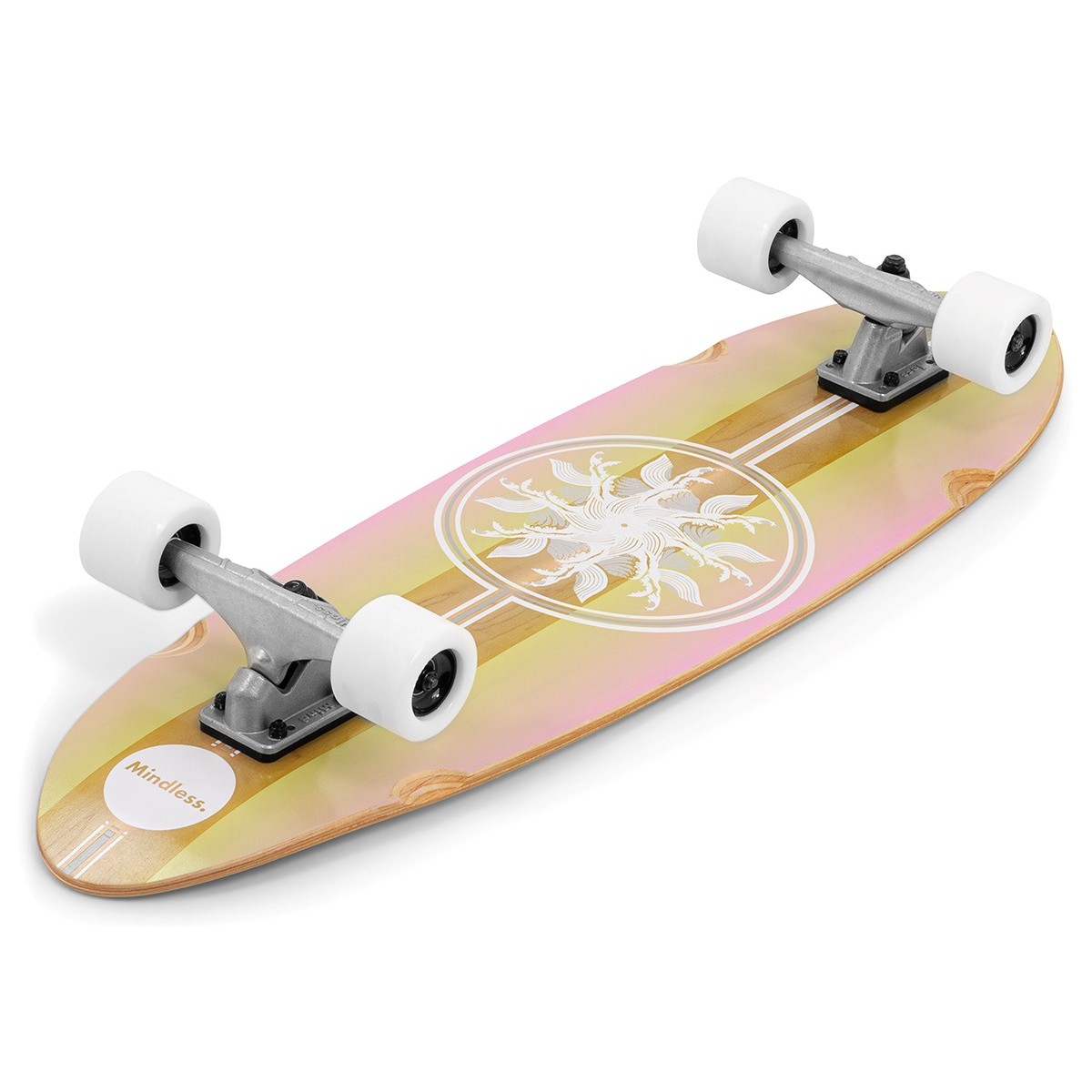 Сърф Скейт Mindless Wake 35 – Дълъг Сърф Борд за Асфалт с Pintail Дизайн и ABEC 9 (син) MINDLESS - изглед 15
