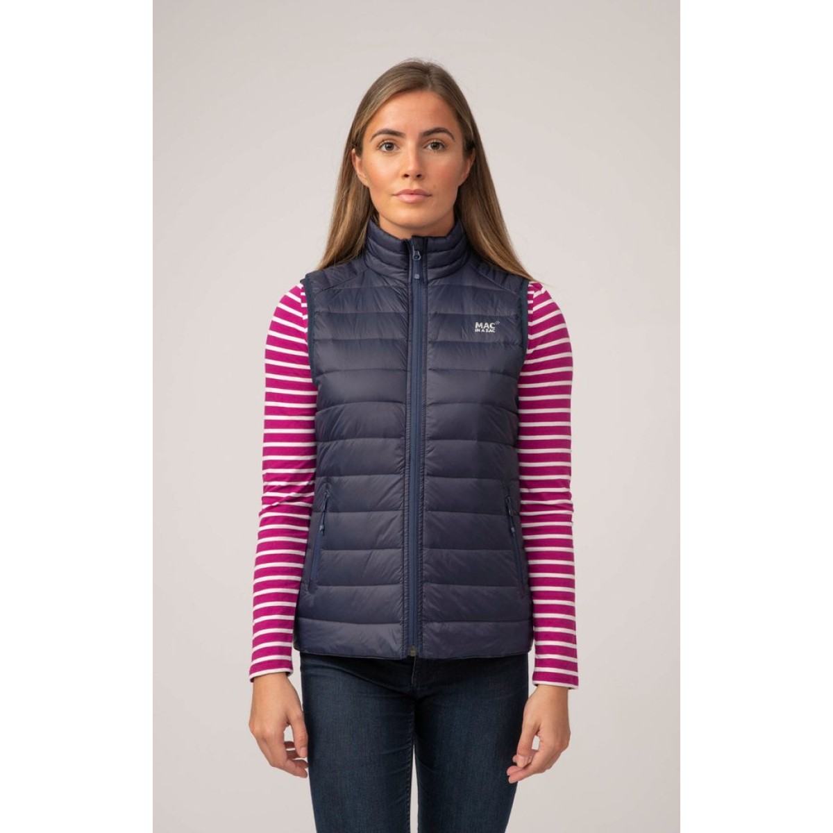 Women's down vest Mac in a sac Gilet navy MAC IN A SAC - view 6