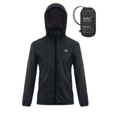 Яке водоустойчиво Mac in a Sac Origin 2 Adult Jet Black MAC IN A SAC - изглед 1