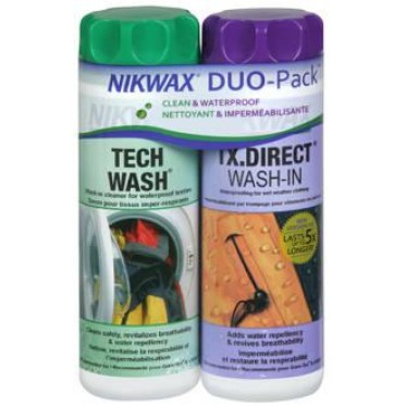 Препарат за пране и импрегниране на екипировка Twin pack 300 ml Nikwax Hardshell NIKWAX - изглед 1