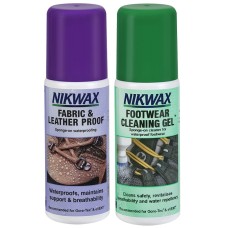 Комплект почистващ и импрегниращ препарат плат и кожа Nikwax