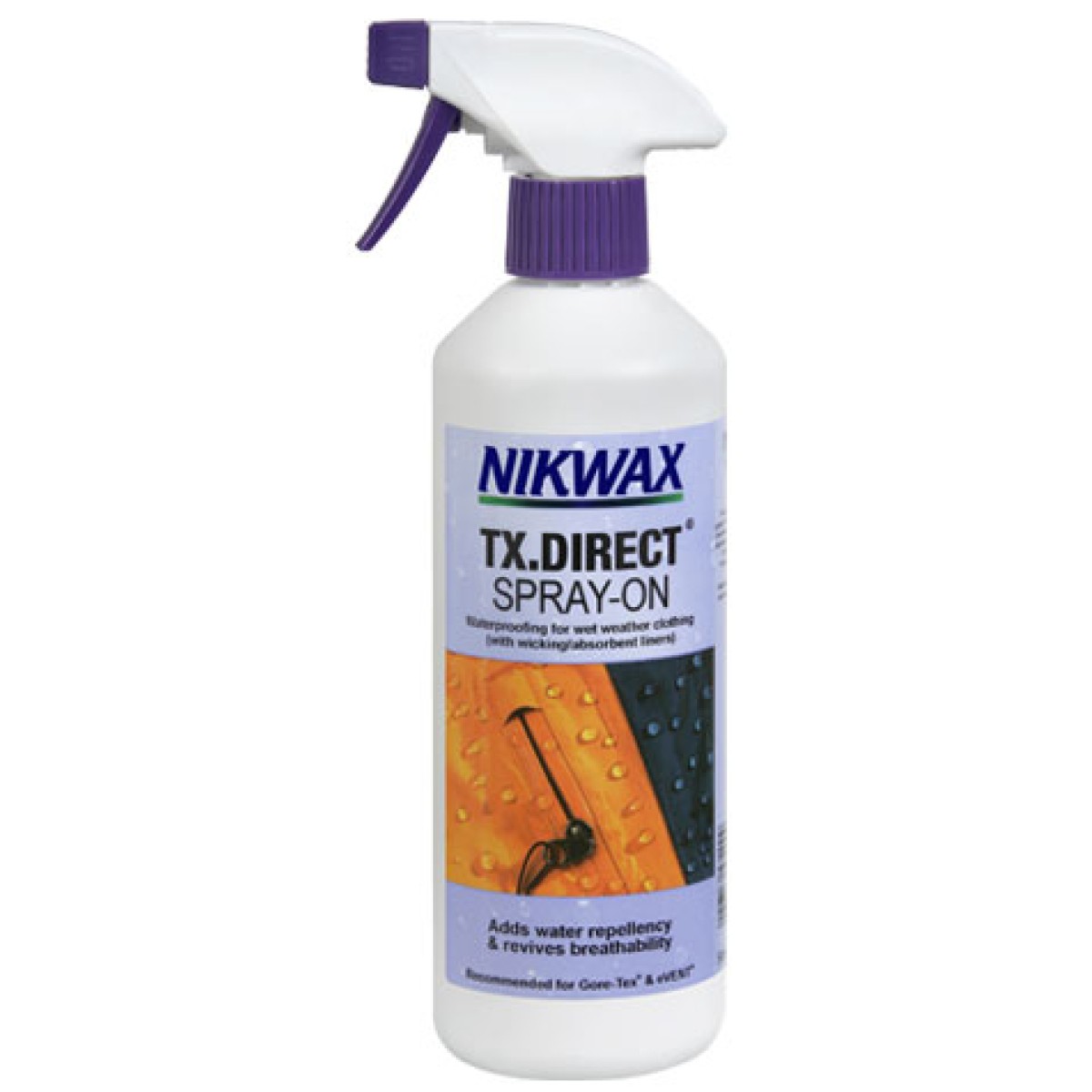 Спрей за импрегниране на мембрани Spray-On TX Direct 300 мл NIKWAX - изглед 2 - Extreme-bg.com Спрей за импрегниране на мембрани Spray-On TX Direct 300 мл NIKWAX - изглед 2