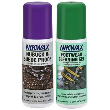 Комплект почистващ и импрегниращ препарат набук и велур Nikwax NIKWAX - изглед 1