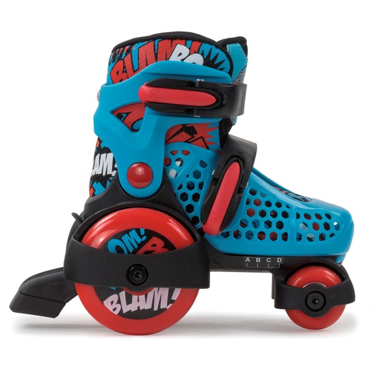 Stomper BLU adjustable quad skates SFR - view 4 - Extreme-bg.com Stomper BLU adjustable quad skates SFR - view 4