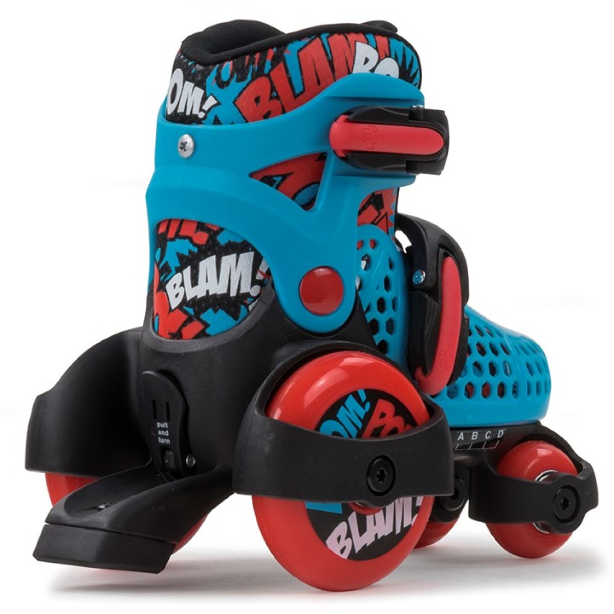 Stomper BLU adjustable quad skates SFR - view 3 - Extreme-bg.com Stomper BLU adjustable quad skates SFR - view 3