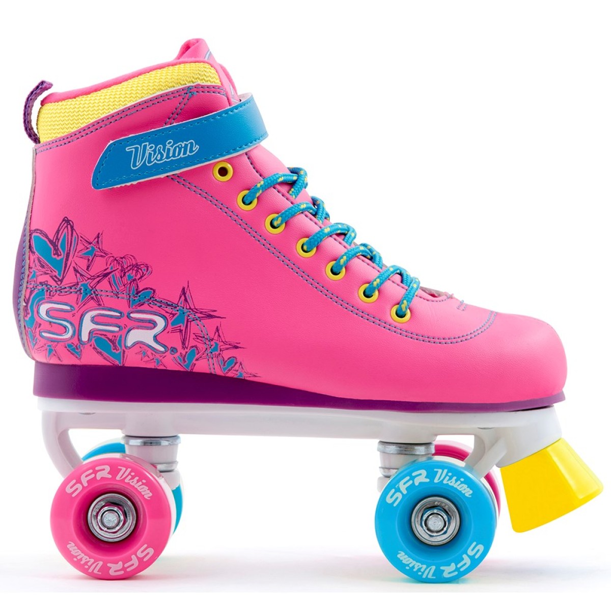 Quad skates SFR Vision II Tropical RIO ROLLER - view 3 - Extreme-bg.com Quad skates SFR Vision II Tropical RIO ROLLER - view 3