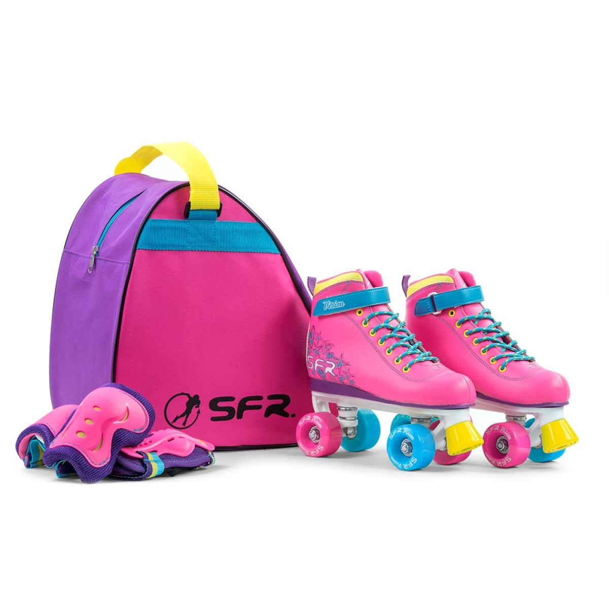 Quad skates SFR Vision II Tropical RIO ROLLER - view 4 - Extreme-bg.com Quad skates SFR Vision II Tropical RIO ROLLER - view 4