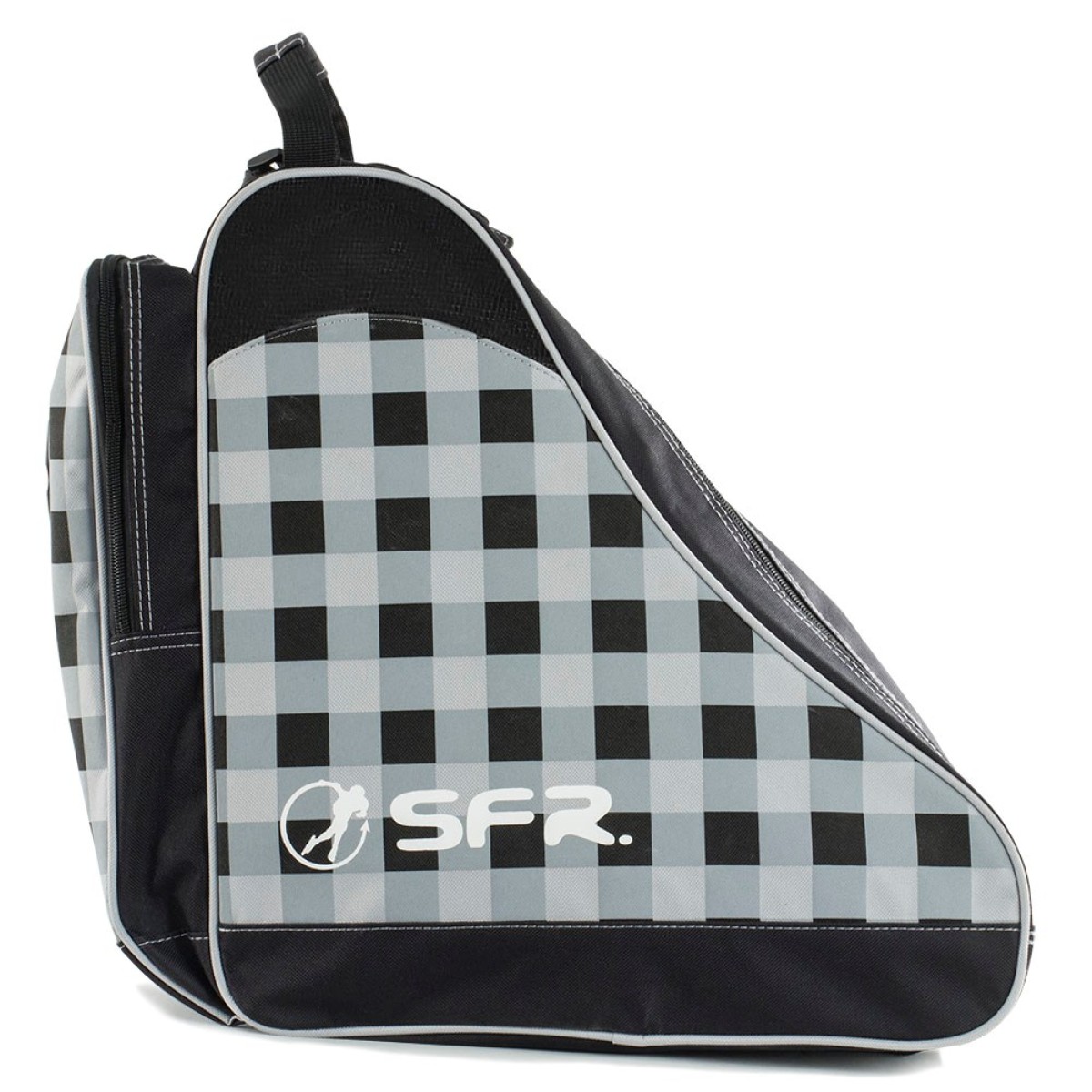 Сак за ролери и кънки Ice and Skate Bag Blk Chq SFR - изглед 3 - Extreme-bg.com Сак за ролери и кънки Ice and Skate Bag Blk Chq SFR - изглед 3