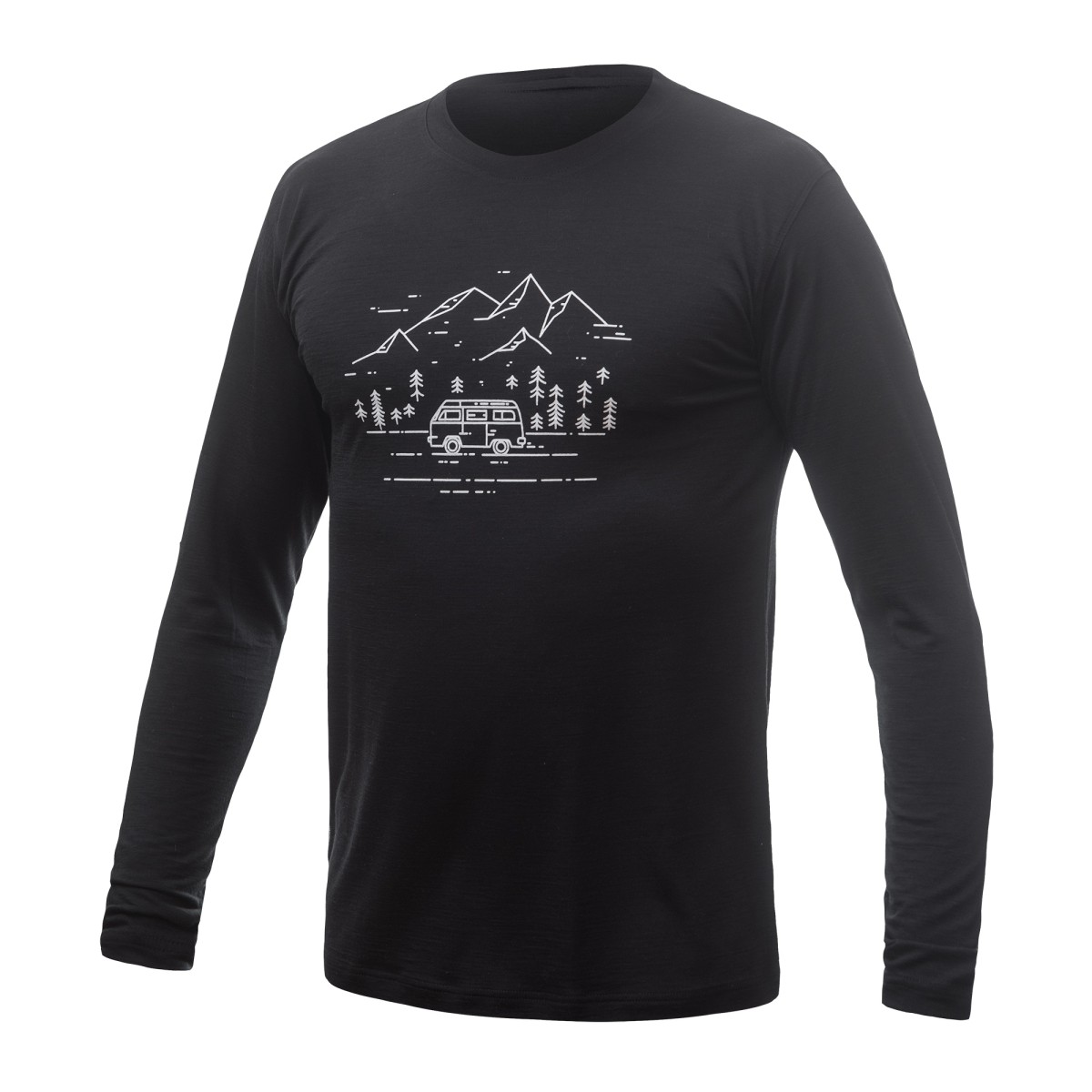 Мъжка мерино тениска MERINO ACTIVE PT tee ls BLK SENSOR - изглед 2 - Extreme-bg.com Мъжка мерино тениска MERINO ACTIVE PT tee ls BLK SENSOR - изглед 2