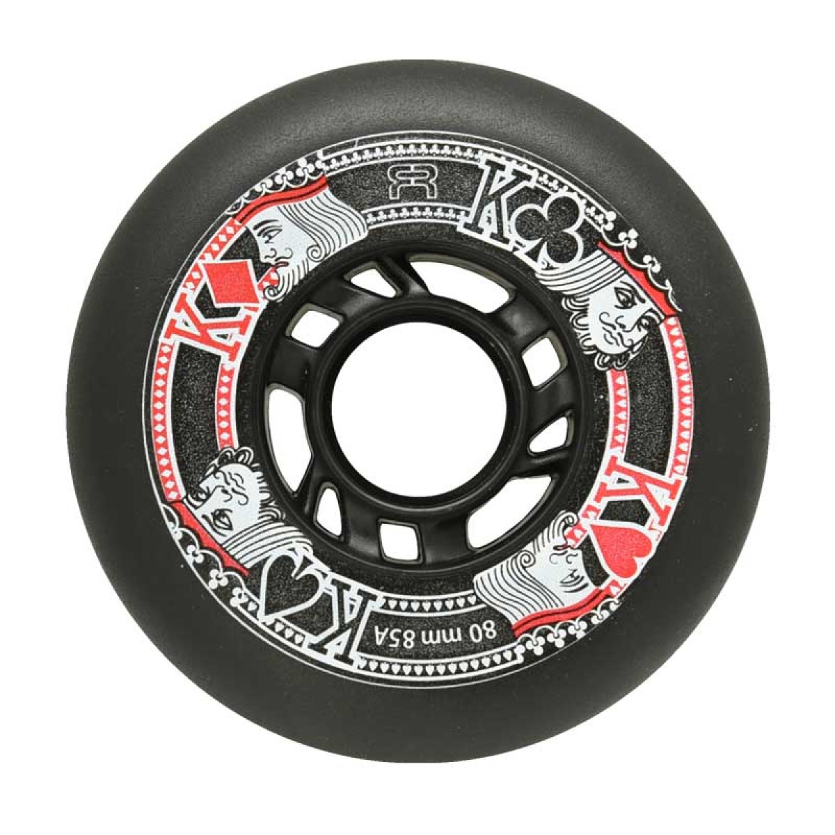 Колела за Ролери FR Street Kings 80mm / 85A (Комплект 4 бр.) – Черни и Червени FR-SKATES - изглед 6 - Extreme-bg.com Колела за Ролери FR Street Kings 80mm / 85A (Комплект 4 бр.) – Черни и Червени FR-SKATES - изглед 6