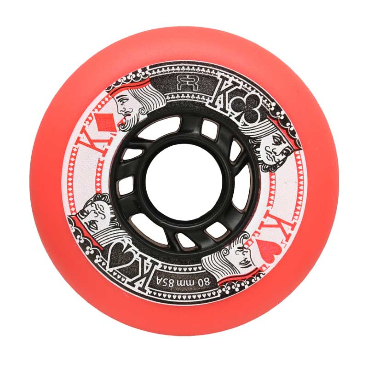 Колела за Ролери FR Street Kings 80mm / 85A (Комплект 4 бр.) – Черни и Червени FR-SKATES - изглед 3 - Extreme-bg.com Колела за Ролери FR Street Kings 80mm / 85A (Комплект 4 бр.) – Черни и Червени FR-SKATES - изглед 3
