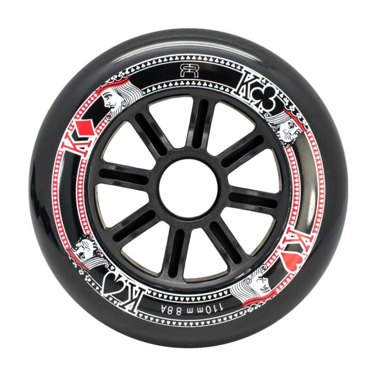 Колела за Ролери FR Street Kings 80mm / 85A (Комплект 4 бр.) – Черни и Червени FR-SKATES - изглед 4 - Extreme-bg.com Колела за Ролери FR Street Kings 80mm / 85A (Комплект 4 бр.) – Черни и Червени FR-SKATES - изглед 4