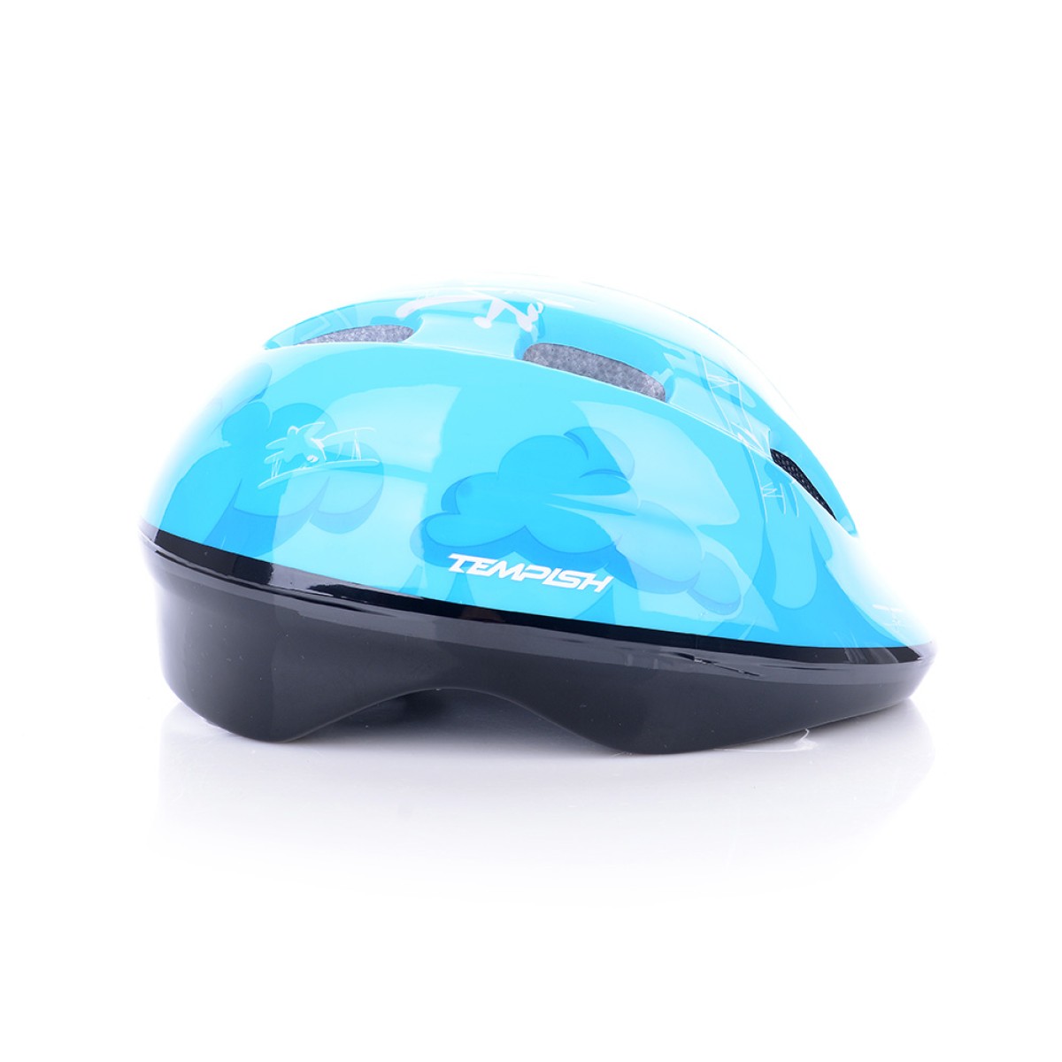Детска каска RAYBOW за скейтборд, ролери и колело blue TEMPISH - изглед 3 - Extreme-bg.com Детска каска RAYBOW за скейтборд, ролери и колело blue TEMPISH - изглед 3