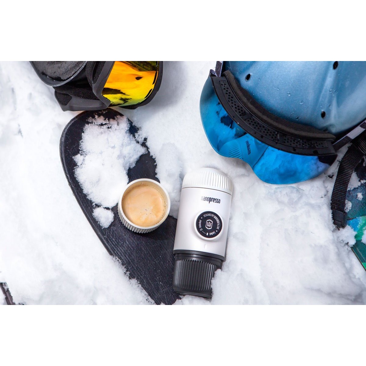 Кафе машина Espresso Nanopresso Chill white WACACO - изглед 4 - Extreme-bg.com Кафе машина Espresso Nanopresso Chill white WACACO - изглед 4