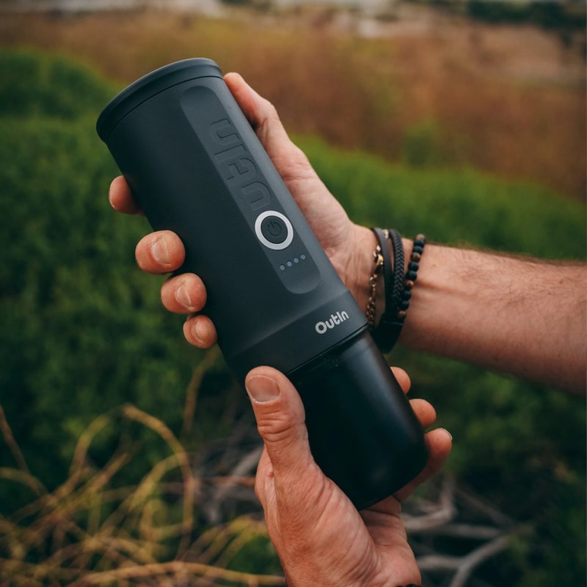 Преносима електрическа кафемашина За Еспресо Outin Nano Black за мляно кафе и за капсули OUTIN - изглед 4 - Extreme-bg.com Преносима електрическа кафемашина За Еспресо Outin Nano Black за мляно кафе и за капсули OUTIN - изглед 4