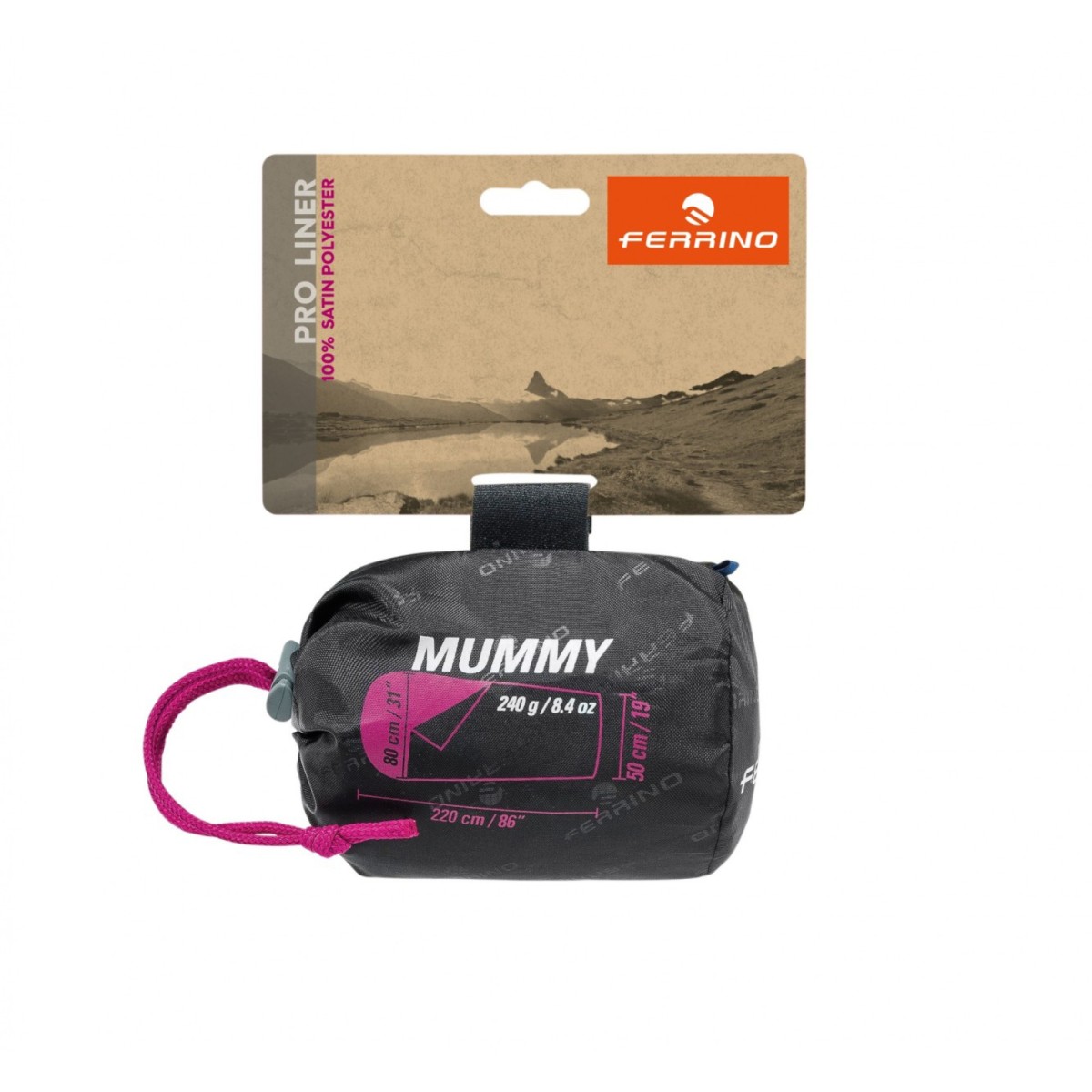 Чаршаф Ferrino Comfort Pro liner mummy FERRINO - изглед 3 - Extreme-bg.com Чаршаф Ferrino Comfort Pro liner mummy FERRINO - изглед 3
