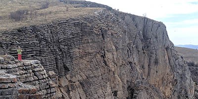 Hike to the famous rock "Stolo" in Ponor mountain