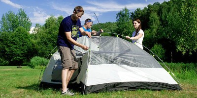 Top tips on how and where to set up a tent
