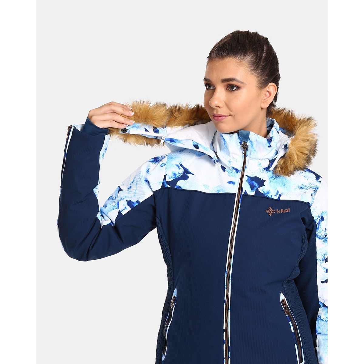 Women`s ski jacket with integrated heating system Kilpi LENA-W UL KILPI - view 3 - Extreme-bg.com Women`s ski jacket with integrated heating system Kilpi LENA-W UL KILPI - view 3