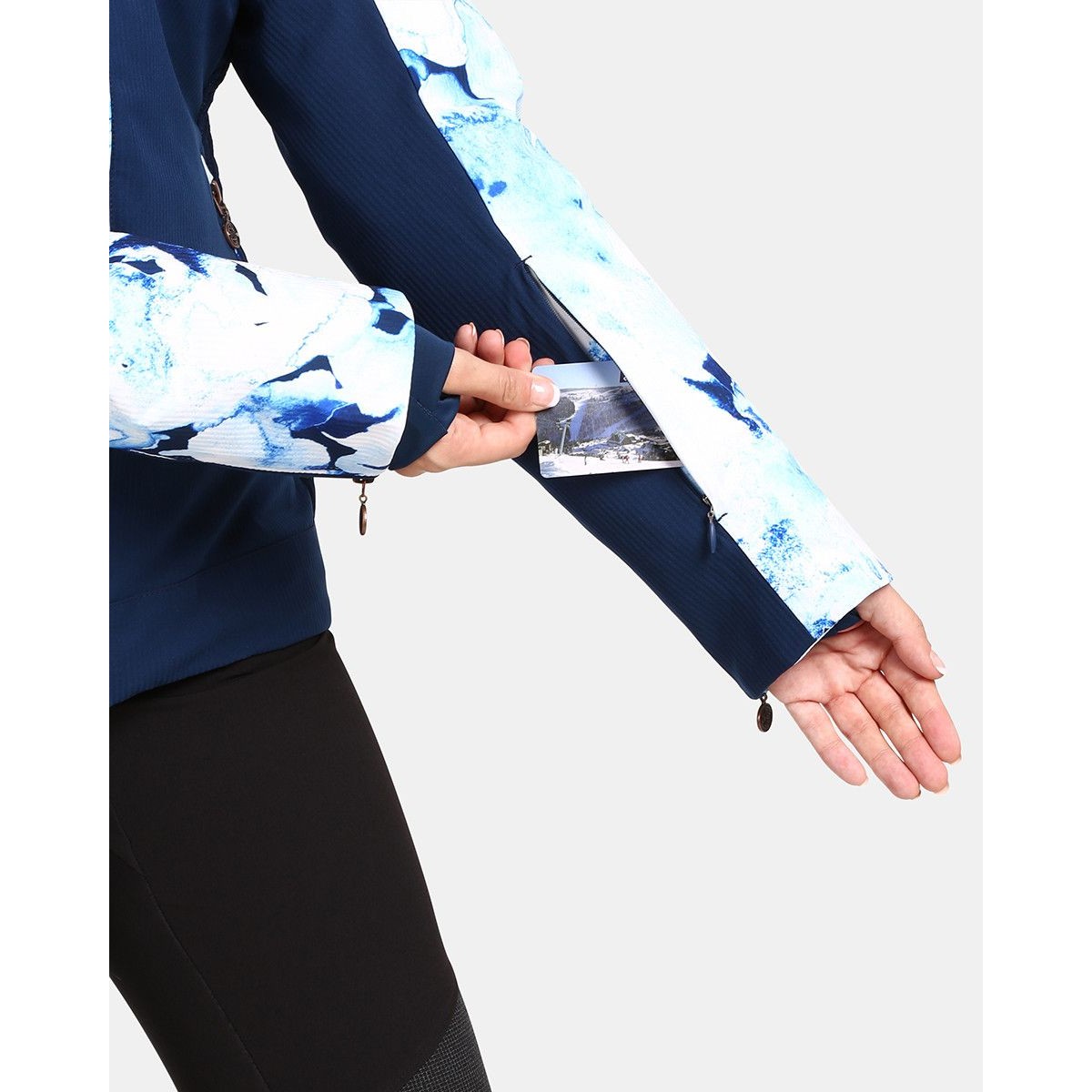 Women`s ski jacket with integrated heating system Kilpi LENA-W UL KILPI - view 8 - Extreme-bg.com Women`s ski jacket with integrated heating system Kilpi LENA-W UL KILPI - view 8