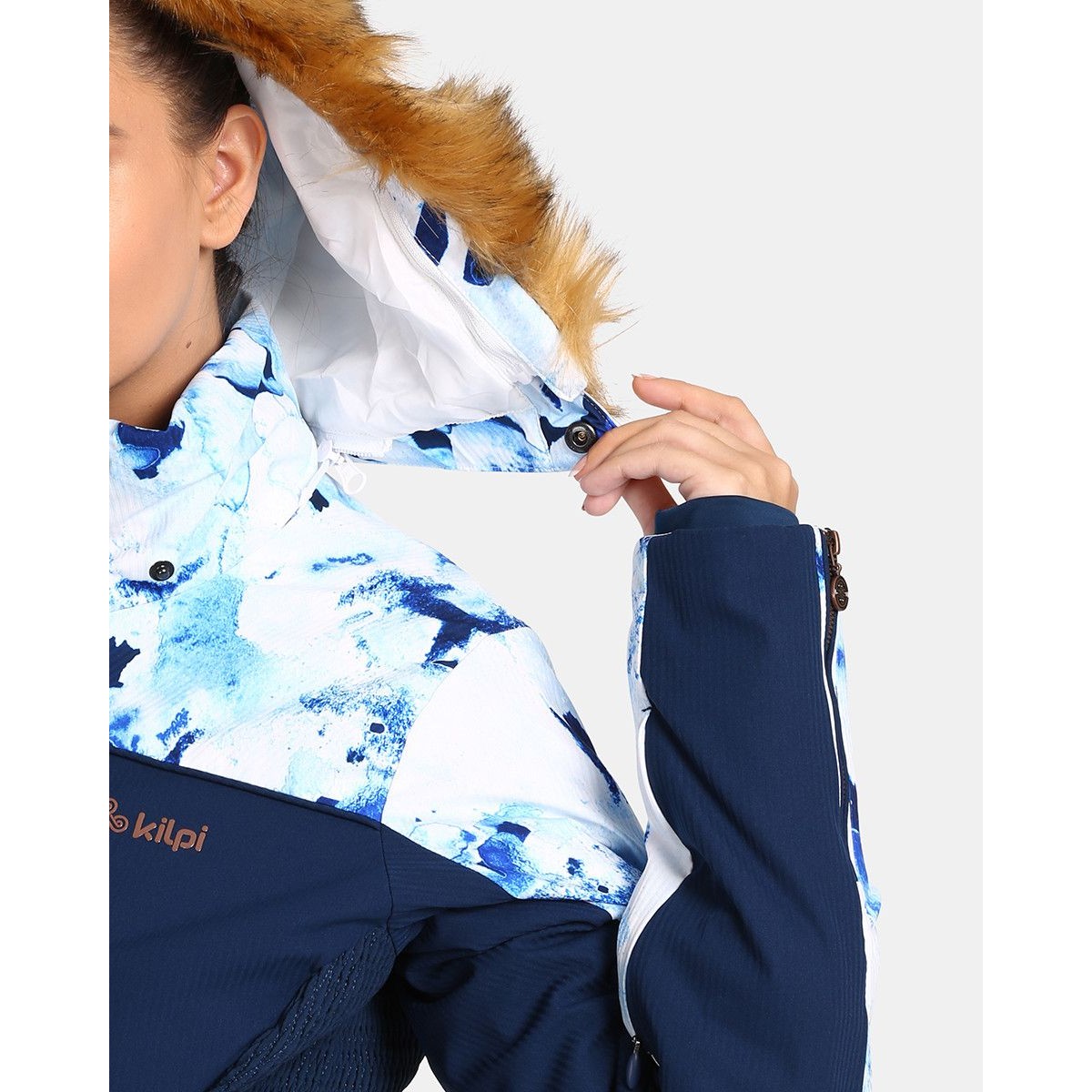 Women`s ski jacket with integrated heating system Kilpi LENA-W UL KILPI - view 6 - Extreme-bg.com Women`s ski jacket with integrated heating system Kilpi LENA-W UL KILPI - view 6