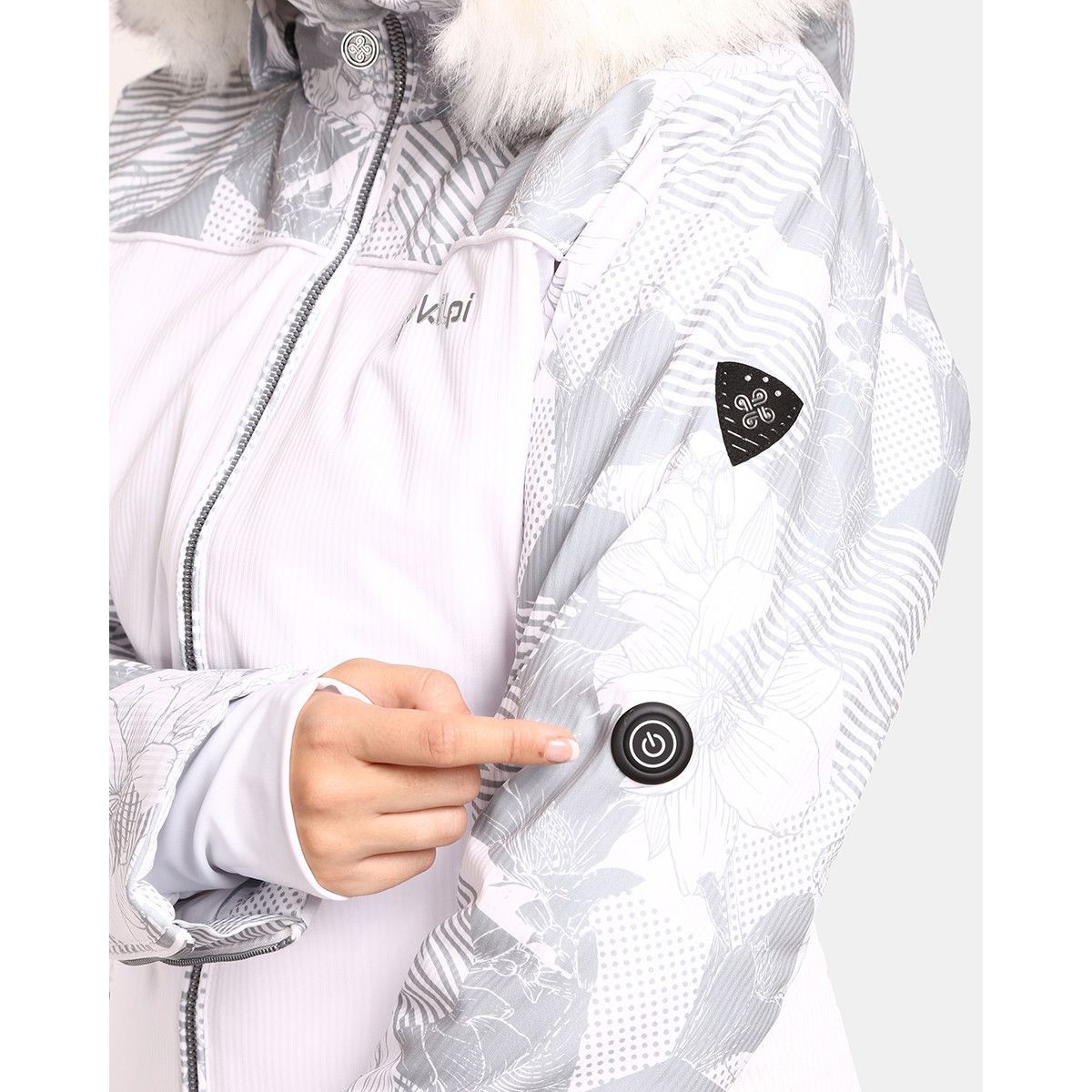 Women`s ski jacket with integrated heating system Kilpi LENA-W UL KILPI - view 5 - Extreme-bg.com Women`s ski jacket with integrated heating system Kilpi LENA-W UL KILPI - view 5