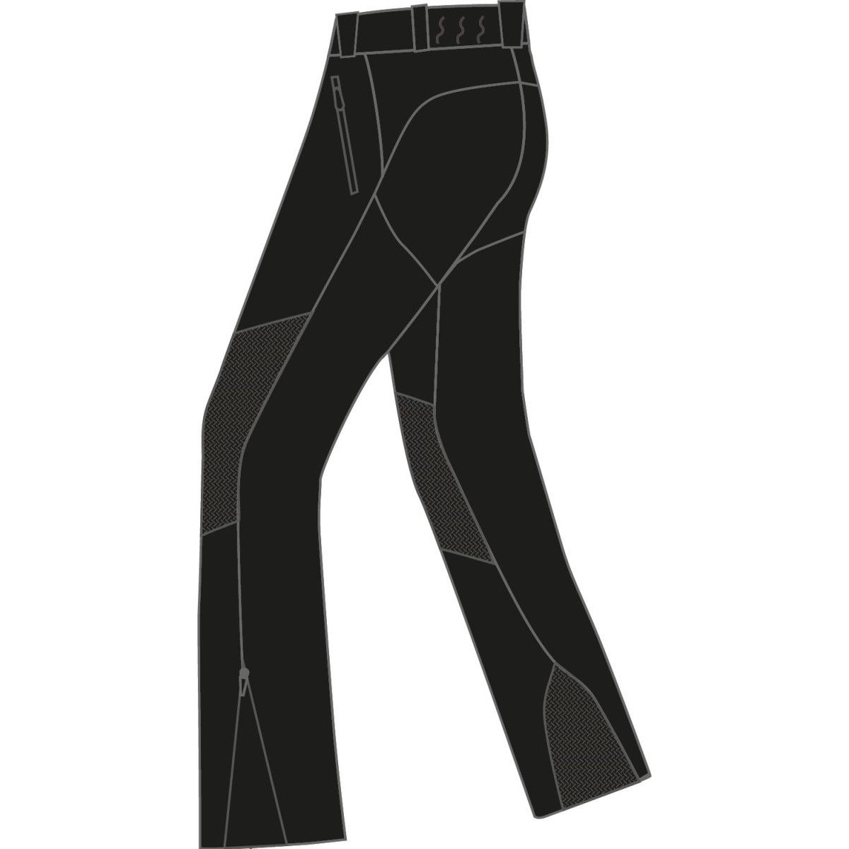 Lady`s winter Outdoor Pants Nuuk-W BLK KILPI - view 4 - Extreme-bg.com Lady`s winter Outdoor Pants Nuuk-W BLK KILPI - view 4