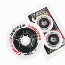Комплект Светещи Колела за Ролери TEMPISH Flashing 76x24 85A (2 бр.) – LED Светлина