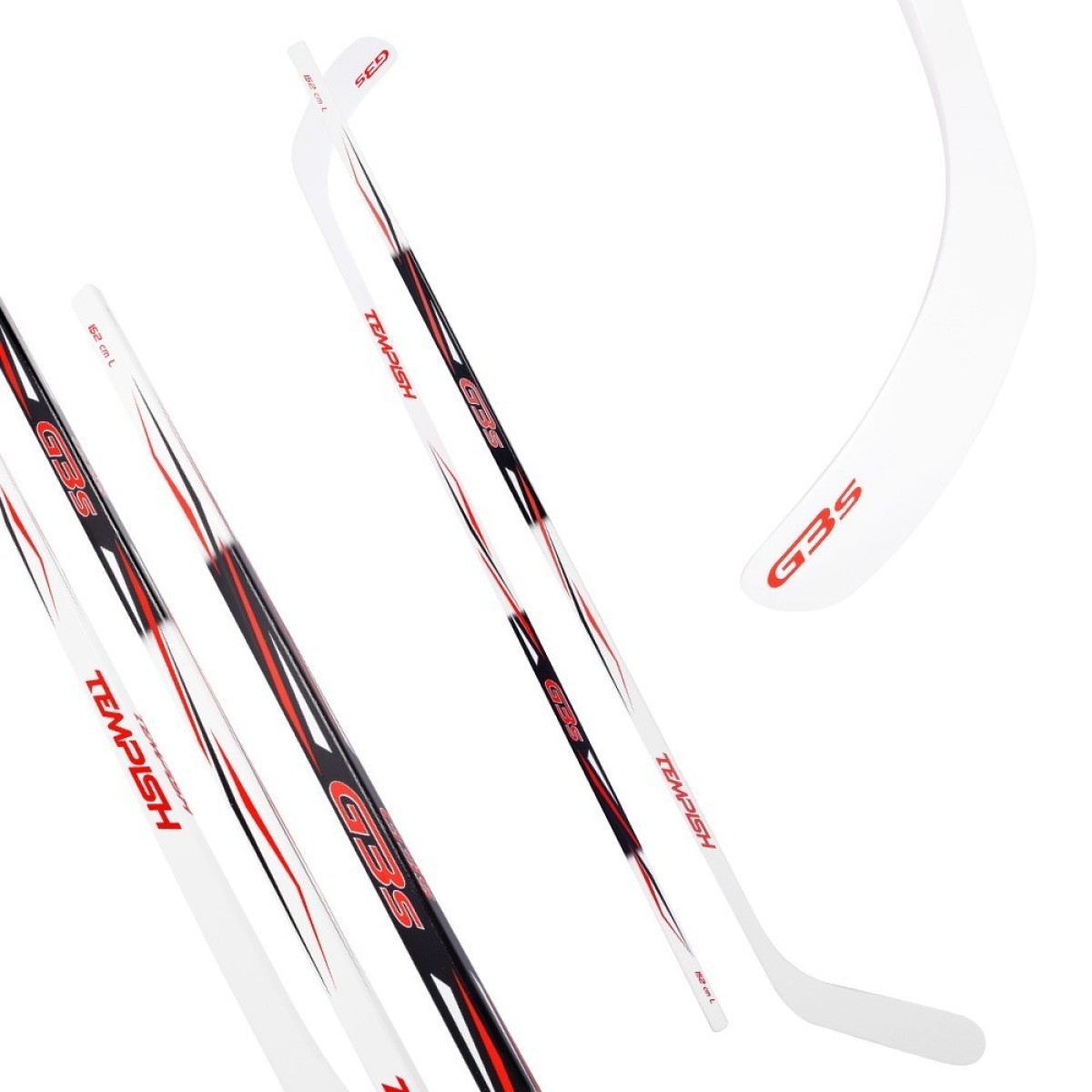 G3S 152 см ЧЕРВЕН хокеен стик TEMPISH - изглед 2 - Extreme-bg.com G3S 152 см ЧЕРВЕН хокеен стик TEMPISH - изглед 2