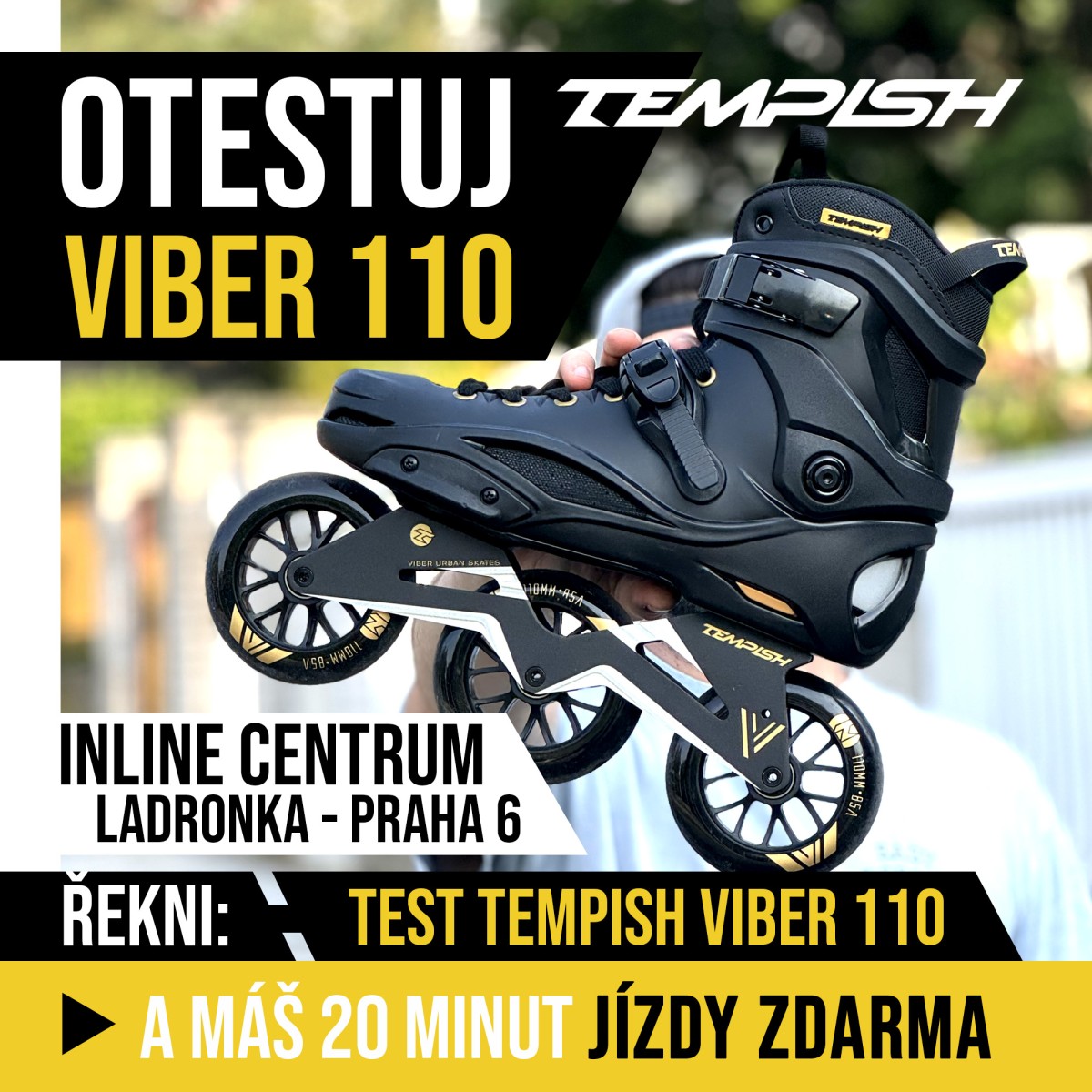 Freestyle/Freeride inline skates Viber L.E. 110 TEMPISH - view 23 - Extreme-bg.com Freestyle/Freeride inline skates Viber L.E. 110 TEMPISH - view 23