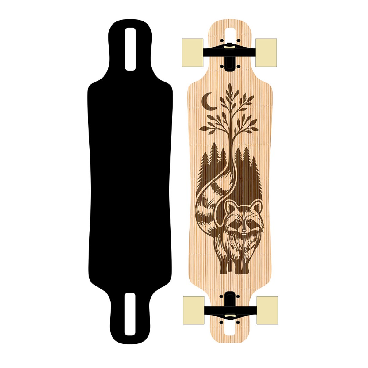 Лонгборд Tempish COON – Бамбуков Дек за Carving и Freeride TEMPISH - изглед 3