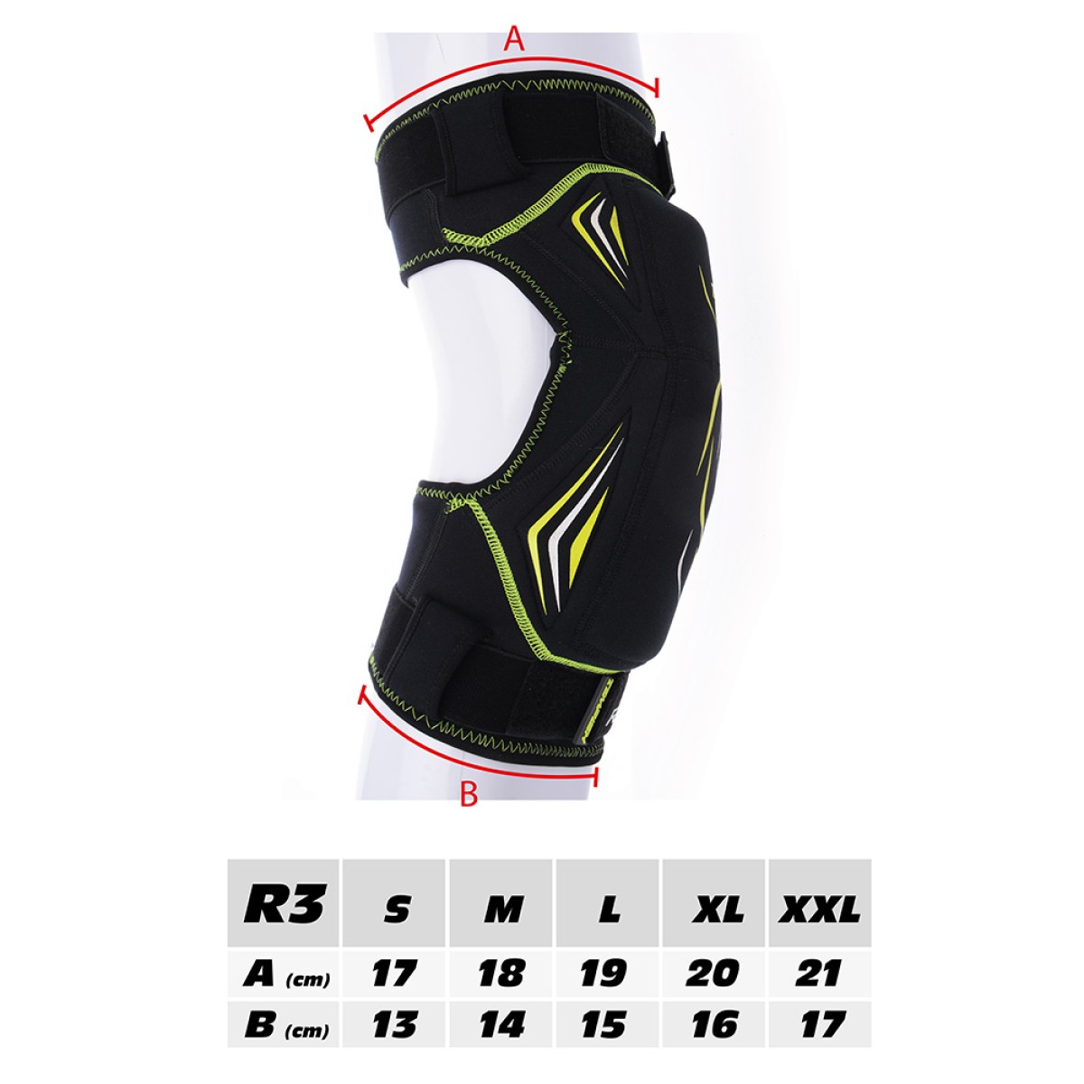 REACT PRO R3 knee protector TEMPISH - view 4 - Extreme-bg.com REACT PRO R3 knee protector TEMPISH - view 4