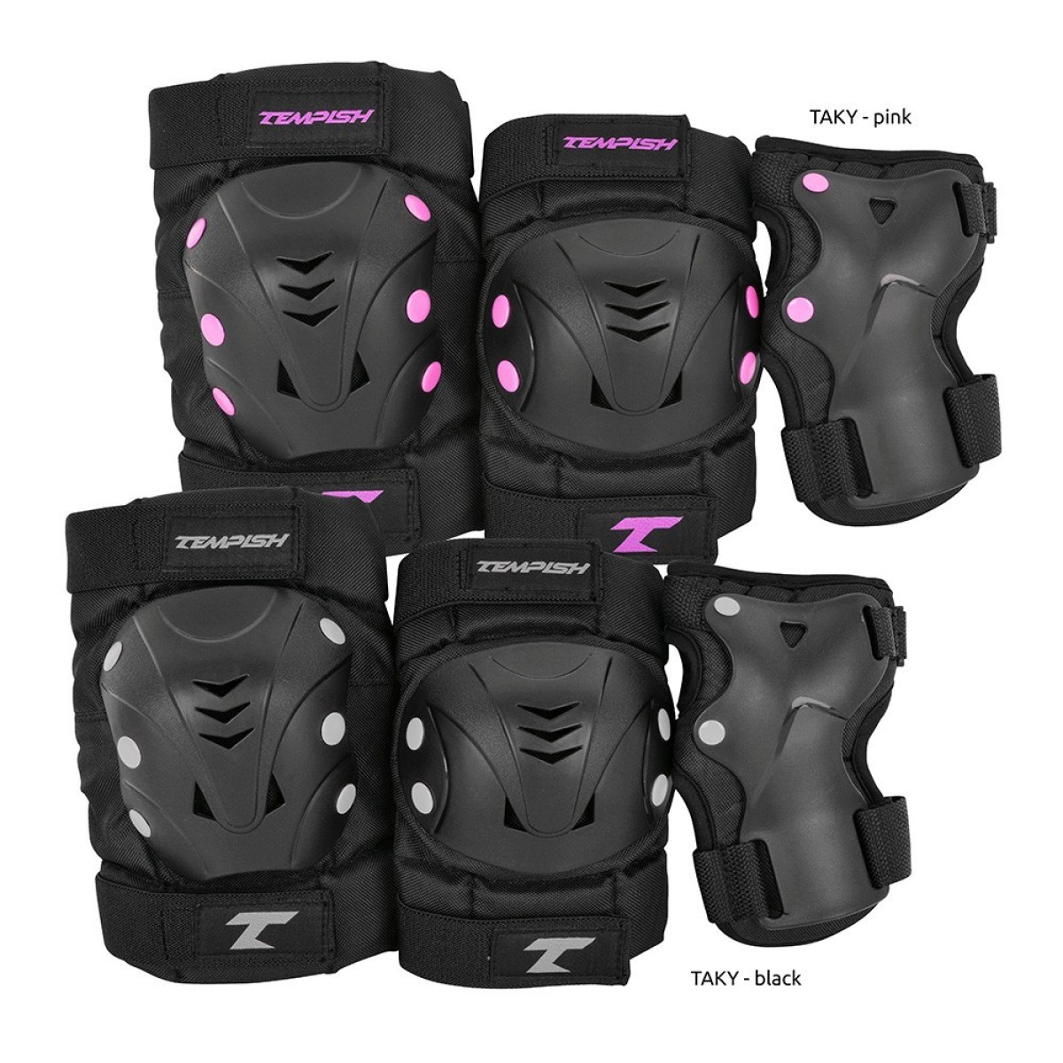 Taky set of knee, elbows and wrist protectors TEMPISH - view 2 - Extreme-bg.com Taky set of knee, elbows and wrist protectors TEMPISH - view 2