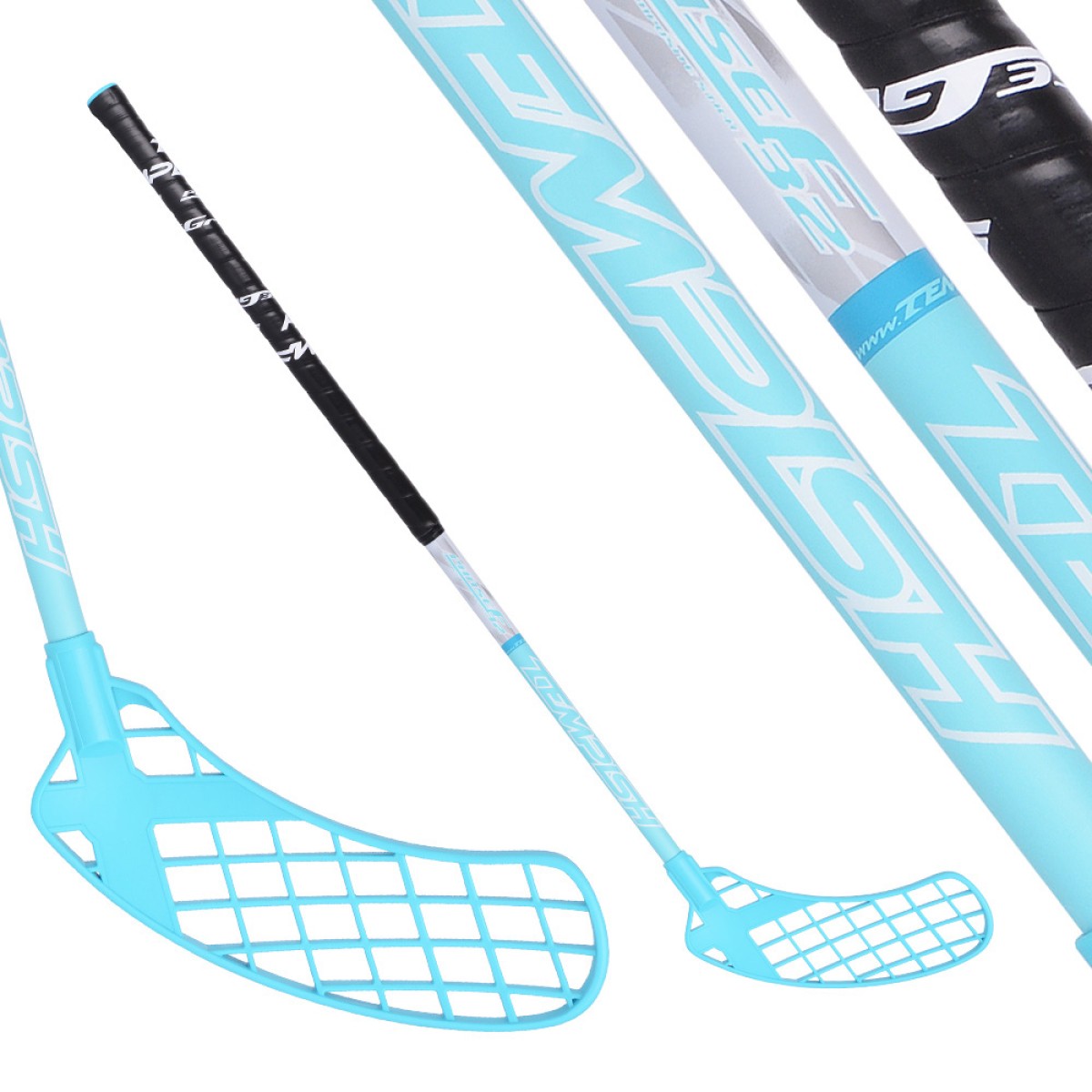 PHASE F32 NB light blue junior floorball stick TEMPISH - изглед 3 - Extreme-bg.com PHASE F32 NB light blue junior floorball stick TEMPISH - изглед 3