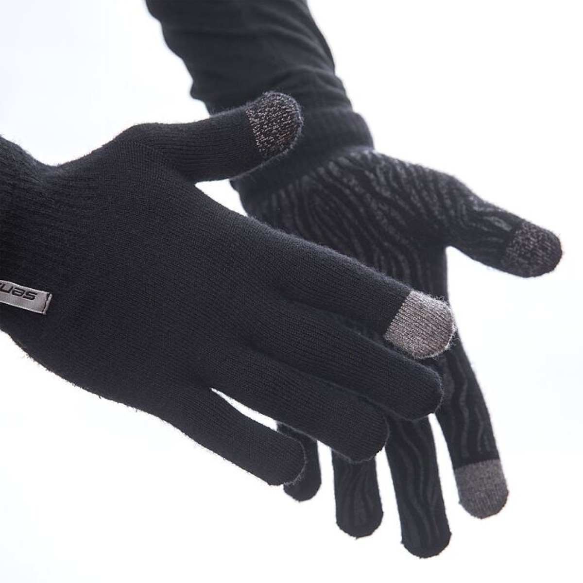 Мерино ръкавици тъчскрийн SENSOR BLK SENSOR - изглед 3 - Extreme-bg.com Мерино ръкавици тъчскрийн SENSOR BLK SENSOR - изглед 3
