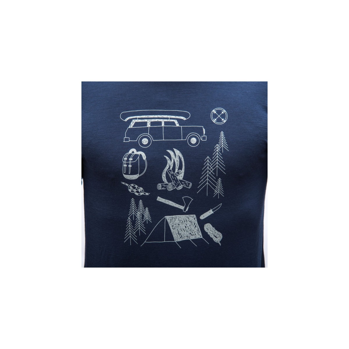 Мъжка мерино тениска с дълъг ръкав MERINO ACTIVE Outside deep blue SENSOR - изглед 7 - Extreme-bg.com Мъжка мерино тениска с дълъг ръкав MERINO ACTIVE Outside deep blue SENSOR - изглед 7