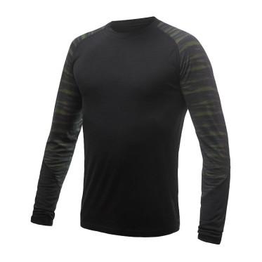 Мъжка мерино блуза IMPRESS BLK/BATIK SENSOR - изглед 1