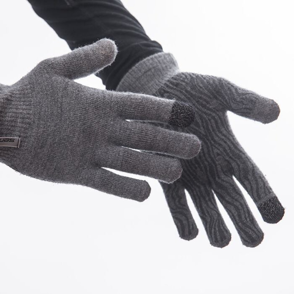 Merino Gloves SENSOR GRY SENSOR - view 3 - Extreme-bg.com Merino Gloves SENSOR GRY SENSOR - view 3