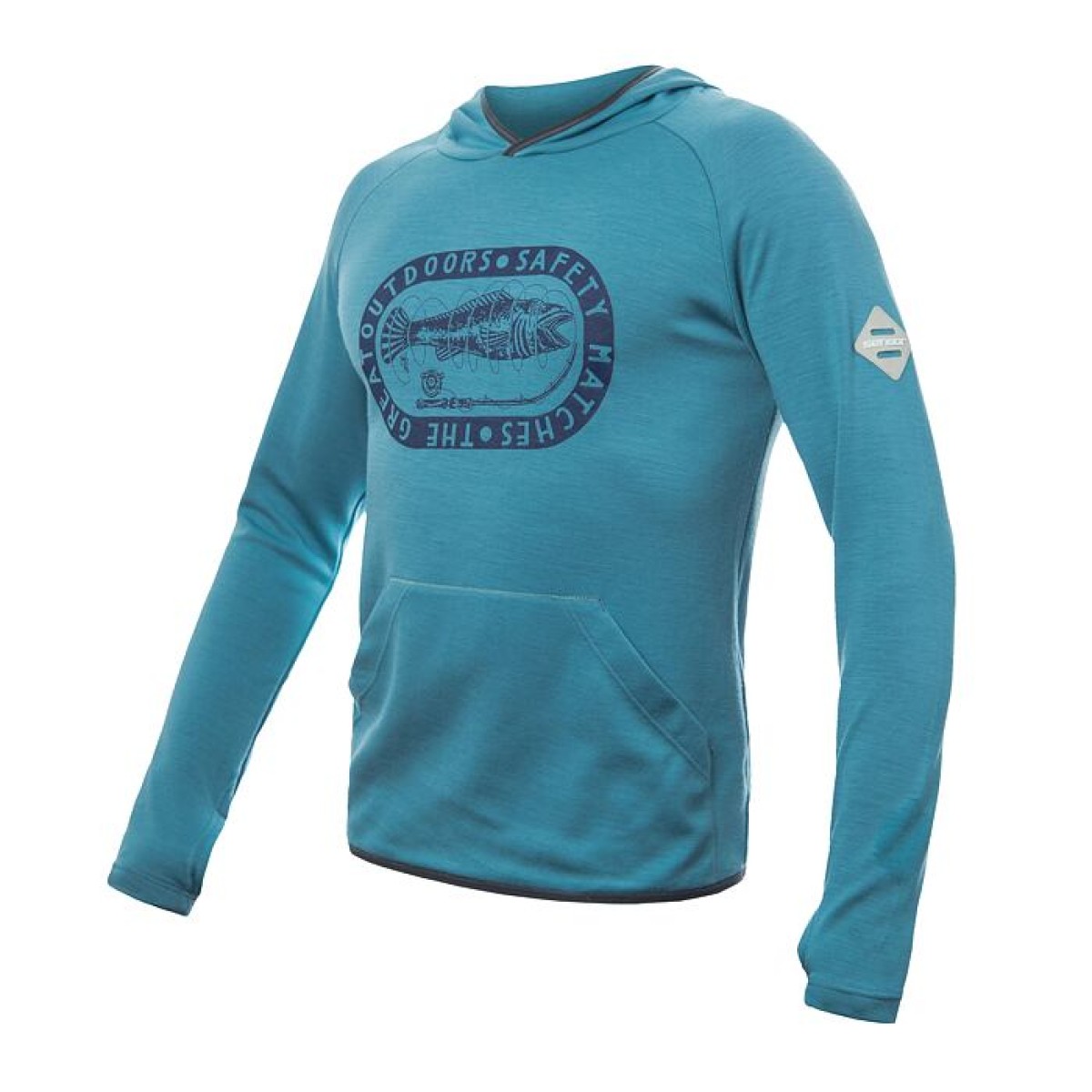 Мъжки мерино суичър с полар MERINO UPPER outdoors mint blue SENSOR - изглед 2 - Extreme-bg.com Мъжки мерино суичър с полар MERINO UPPER outdoors mint blue SENSOR - изглед 2