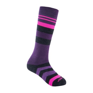 Merino ski socks Slope pink SENSOR - view 1