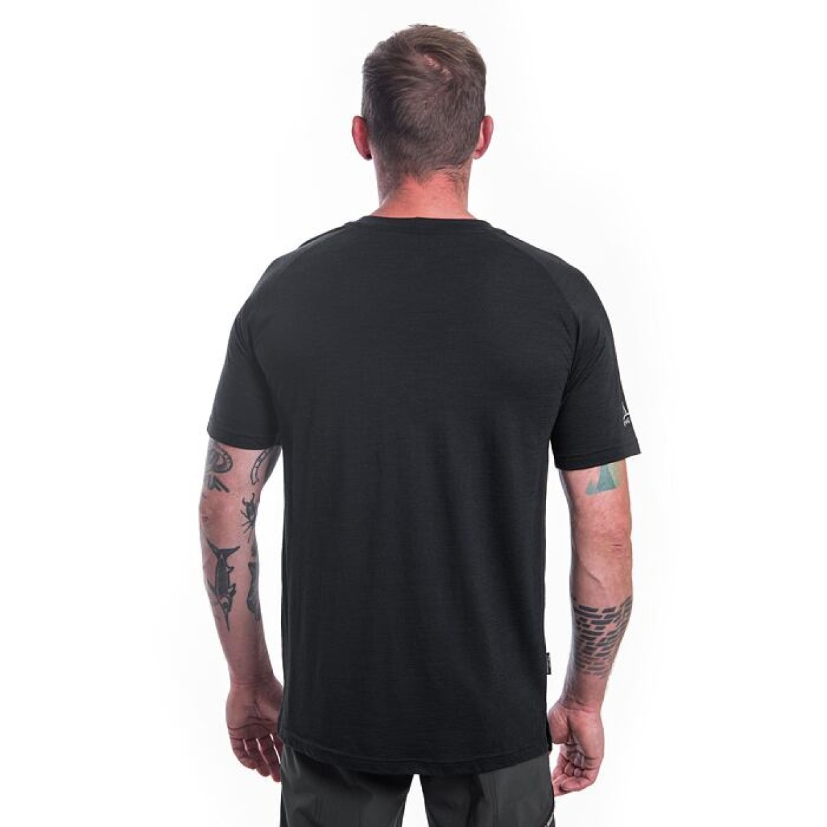 Man's T-shirt RJ Everest black SENSOR - view 4